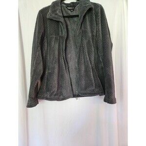Women’s Swiss Alps Fleece Jacket Size Large , Color Gray